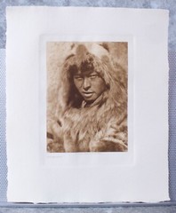 Edward S.Curtis Photogravure Nunivak Youth Classic Gravure Company