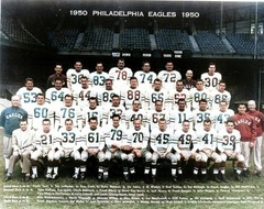 1950 Philadelphia Eagles 8×10 Colorized Print-FREE SHIPPING
