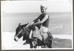 3x Photo Bundle Aegina Greece Woman Donkey Transport Locals 1950s