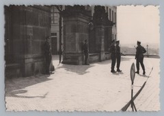Prague Czech Republic 1966 – Castle Guards with Rifle – Vintage Photo 1960s