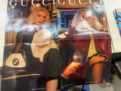 NAN GOLDIN Debbie Harry GUCCI BLONDIE ad poster LARGE Photography Fan RARE