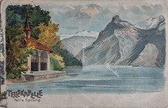 Postcard Postcard Tellskapelle Tells Sprung Switzerland F22