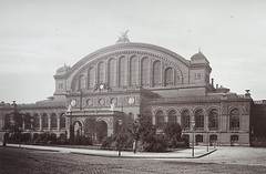Berlin. Rückwardt: The Hitchhiker Bahnhof. Albumin Original Photograph 1881
