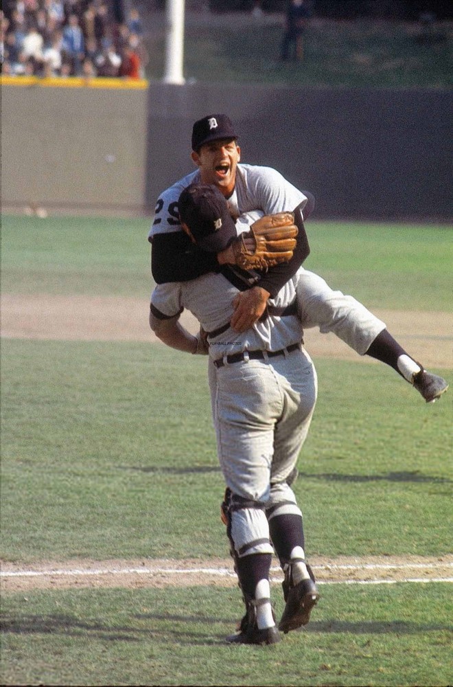 Mickey Lolich & Bill Freehan 8×10 Colorized Print-FREE SHIPPING