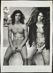 Original c. 2008 Bruce Weber Twins SIGNED Silver Gelatin Photo Men Gay Interest