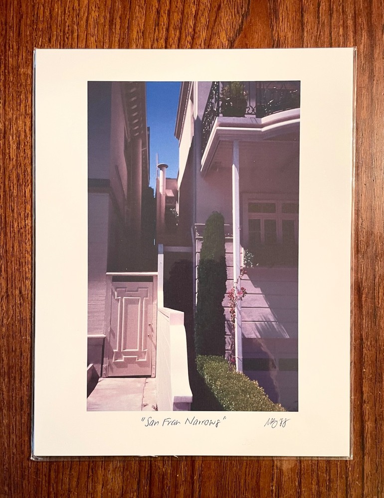 Original photographic print «San Fran Narrows» by Michael Blumenstock