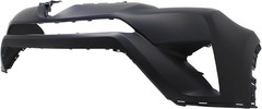 Primed Front Bumper Cover Fit for 2016-2018 Toyota RAV4 No Parking Sensor Holes