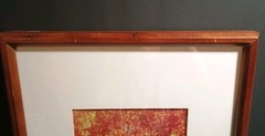 «Indian Red Lake» Signed Photography 15.5 X 19.5″ Framed & Matted 8 x 10
