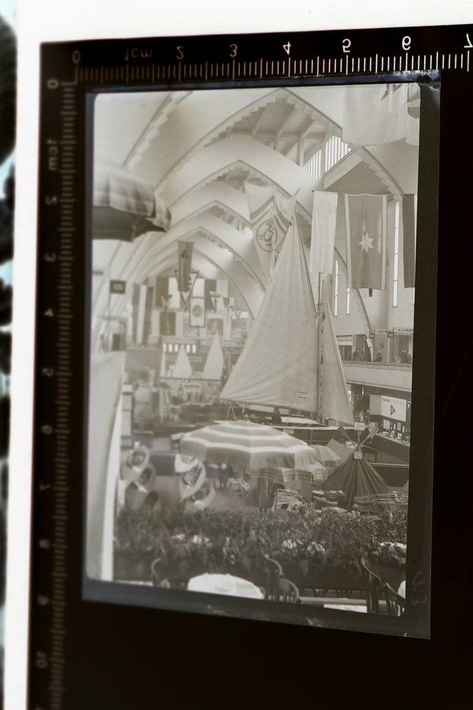 Great Old Negative – Boat Show – Boats – 1950s-60s – Location???
