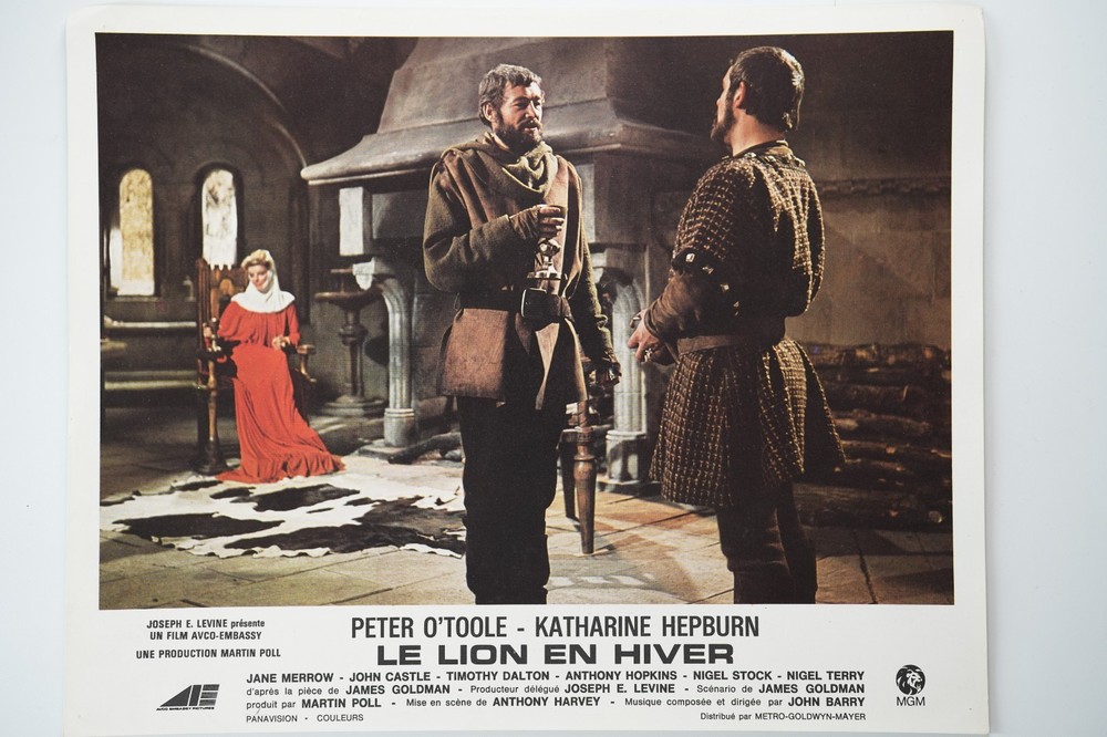 Photo Cinema Lobby Cards The Lion In Winter 24X30Cm 1970
