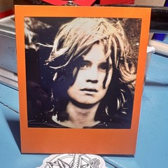 Polaroid Photo of the Late Great Ozzy Osbourne Prince of Darkness ( RIP )
