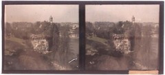 France Paris Parc Des Buttes-Chaumont C1920 Photo Autochrome Plate Vintage