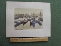Vintage Photograph,FINMARKEN,Hammerfest Havn.,C.1900,Axel LINDAHL,11″x14″Overall