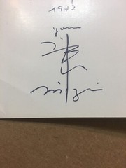 Yasuo Mizui Japanese French Stone Sculptor Signed Exhibition Catalog Autograph
