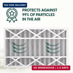 EconoHome 16x25x4 AC Furnace Pleated Air Filter MERV 11 Replacement – Allergen D