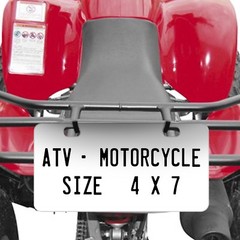 Pennsylvania Black White Custom License Plate Tag For Auto Car ATV Bike Keychain