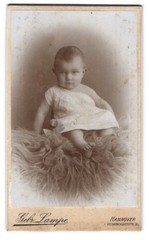 photograph used Lampe, Hanover, Humboldstr. 2, toddler in white bodice a
