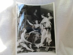 Italian Art Pompeo Batoni Master Allegory of the Arts 1740 b/w photo Reubenesque