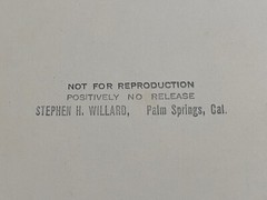 Stephen H. Willard (1894-1966) Original Vintage Picture No 952 Stamped Back