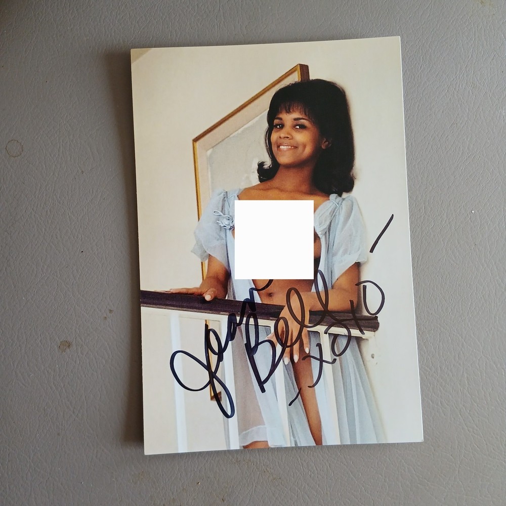 Playmate Jean Bell Autographed 4×6 Photo Playboy