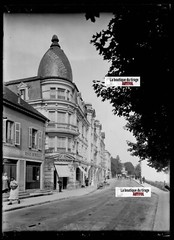 Vittel Vosges, France, Glass Plate Photos, Lot Of 5 Negatives 13×18 Cm
