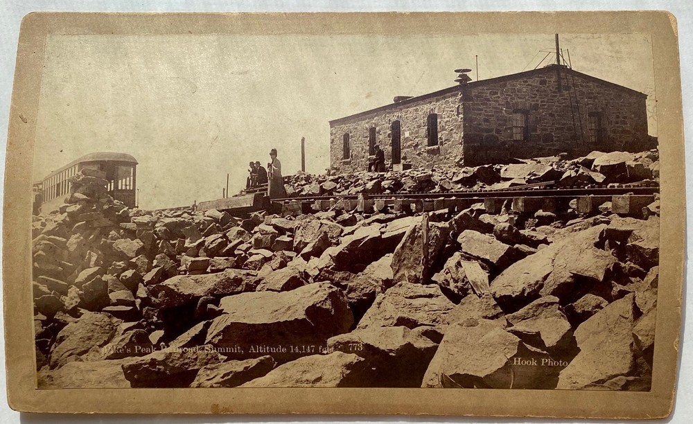 William Edward Hook / Pike’s Peak Railroad Summit Altitude 14147 feet 773 1891