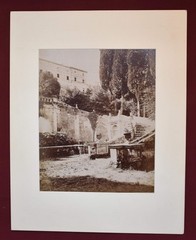 Vtg Italian Villa Photograph: 8964 Dettaglio della scala, Villa d’Este – Tivoli