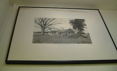ART PHOTOGRAPHY Outdoor house «Paradise Lost» B&W L. Santucci Frames 16.5x20in