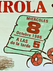 VTG GRAN CORRIDA DE LAS PENAS, Corrida de Toros – 1986 BULLFIGHT POSTER 25×17