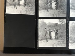 NEWLY FOUND! Hendrickson PHOTO Contact Sheet Proof & Negatives RESTING SOLDIERS
