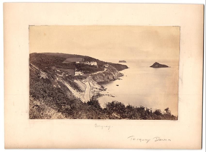 Photograph Torquay / Devon, coastal panorama with houses & bay