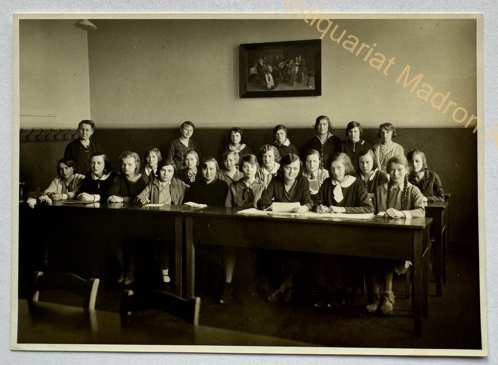 orig. Photo Photograph Child Children Circa 1930 Girl School Class