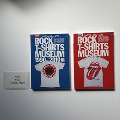 Rock T-Shirts Museum Book Set Of 2 Vintage Rock T-Shirts Collection Japanese
