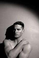90′ male models photos printed from photographers original negative