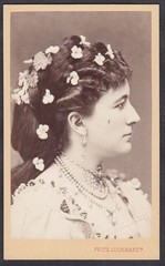 Charlotte Wolter Actress Cologne Vienna Portrait CDV Photo Luckhardt 1870