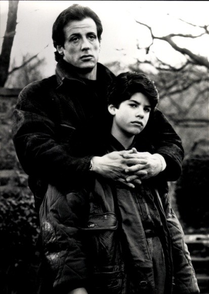 Photo Actor Sylvester Stallone with Son Sage Stallone, Rocky V – 10616979