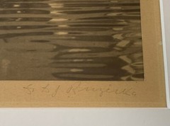 Exhibited Photograph Antique Drahomir Josef Ruzicka 1925 Hallstadt Lake Austria