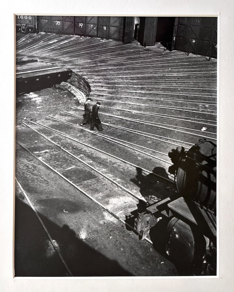 NATHAN LERNER «The Roundhouse, Chicago» 1935 Signed Silver Gelatin Photograph