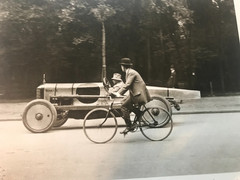Photo Print Jacques Lartigue 184/5000 1912 Paris La Singer De course Bunny III