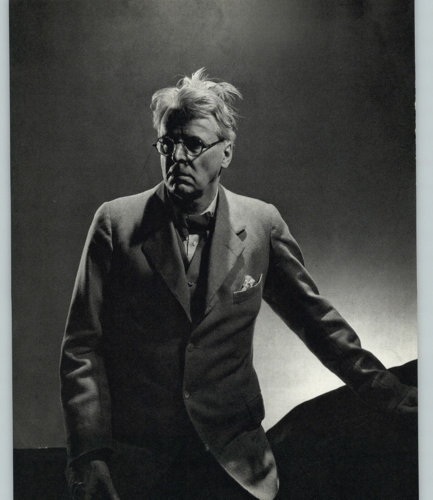 1932 1963 W. B. Yeats Portrait Edward Steichen Art Photo Photogravure 11 X 14