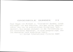 Photo Film Scene Crocodile Dundee II, USA 1988, Linda Kozlowski,… – 10614208
