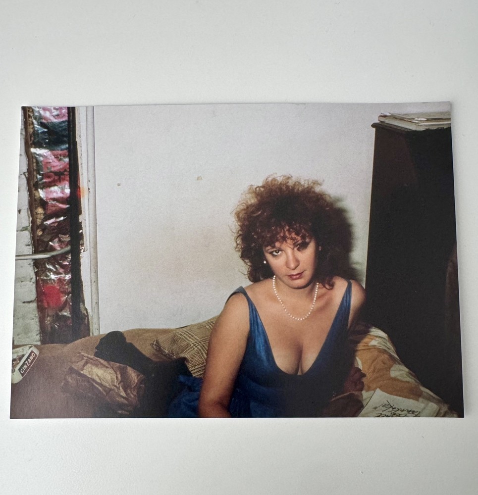 NAN GOLDIN SELF PORTRAIT IN BLUE DRESS NYC SIGNED PHOTOGRAPH APERTURE 1985/2020
