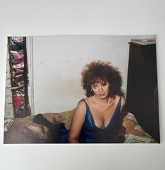 NAN GOLDIN SELF PORTRAIT IN BLUE DRESS NYC SIGNED PHOTOGRAPH APERTURE 1985/2020