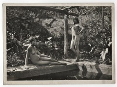 1928 Original MARCEL PAUL MEYS Female Nude Algerian Women Vintage Silver Photo