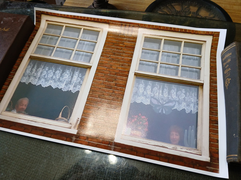 Marty Weiss Photograph. «Holland Window» 19″ x 13″ W/COA