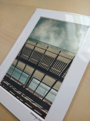 Matted Photo Print San Francisco Science Museum Modern Photography Home Decor
