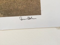 BRUCE BLUM SIGNED COLOR Photo Print (24″X 19 3/4″)-«Wall and Shadow»