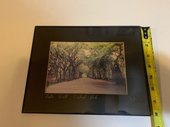 Original Signed Photograph Poets’ Walk Central Park NYC Vintage Photo Art