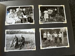 Old photo album civilian with defects, life in the GDR/51