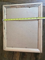 Rustic Reclaimed Barn Wood Framed Moon Tree Wall Art Signed Nature Photo 14”x11”
